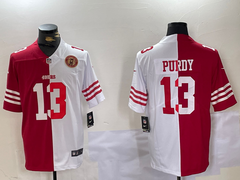 Men San Francisco 49ers #13 Purdy red 2025 Nike Limited NFL Jersey style 3